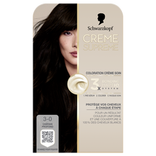 Crème SUPREME Schwarzkopf 3-0 chatain profond