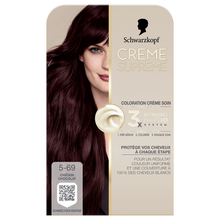 Crème SUPREME Schwarzkopf 5-69 chatain chocolat