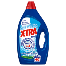 Lessive X.TRA total fraîcheur alpine 40 lavages 1.8L