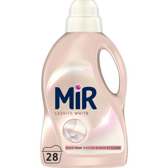Lessive liquide MIR White et Clairs 1,4L