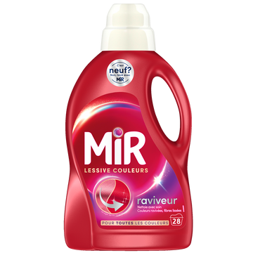 Lessive liquide MIR couleurs 1,4L