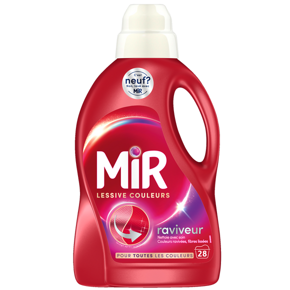Lessive liquide MIR couleurs 1,4L