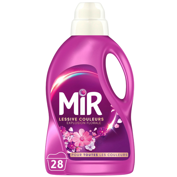 Lessive liquide MIR couleurs explosion florale 1,4L
