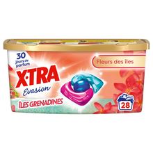 Lessive X-TRA caps évasion Iles Grenadines x28