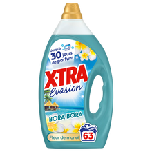 Lessive liquide X.TRA Evasion Bora Bora 63 lavages