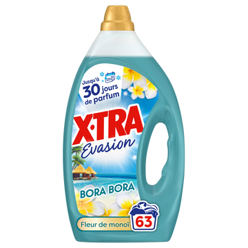 Lessive liquide X.TRA Evasion Bora Bora 63 lavages