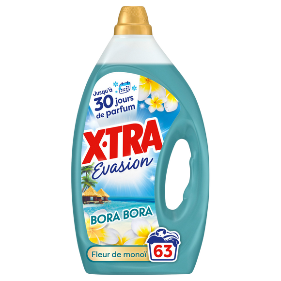 Lessive liquide X.TRA Evasion Bora Bora 63 lavages
