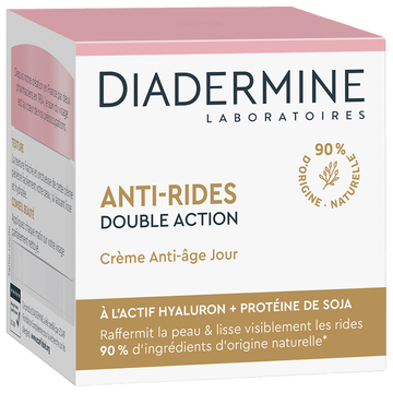 Crème anti rides de jour Complexe Double Action, DIADERMINE, pot de 50ml