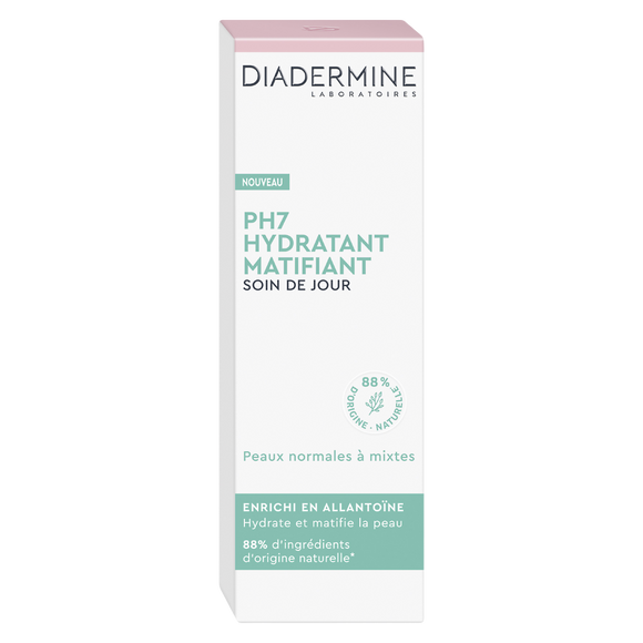 Crème soin du jour essential Multiactif PH7 DIADERMINE, tube de 50ml