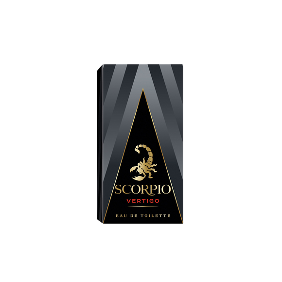 Eau de toilette Homme Vertigo gris SCORPIO, Vaporisateur 75ml