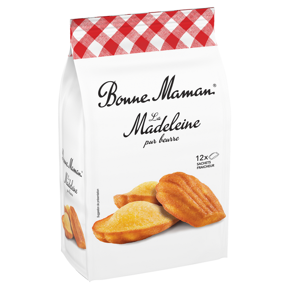Madeleines pur beurre BONNE MAMAN - x12 sachets - Le paquet de 300g