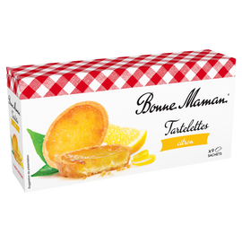 Tartelettes au citron BONNE MAMAN, x9, 125g