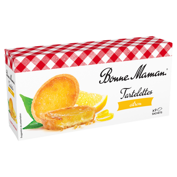 Tartelettes au citron BONNE MAMAN, x9, 125g