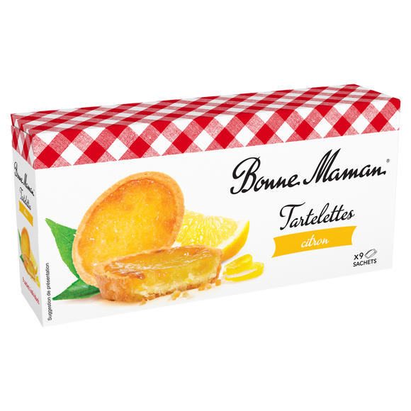 Tartelettes au citron BONNE MAMAN, x9, 125g