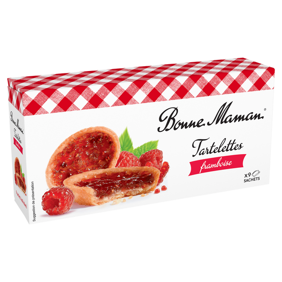 Tartelettes aux framboise BONNE MAMAN, 9x135g