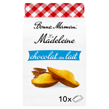Madeleines nappées chocolat au lait - BONNE MAMAN - x10 - 300g