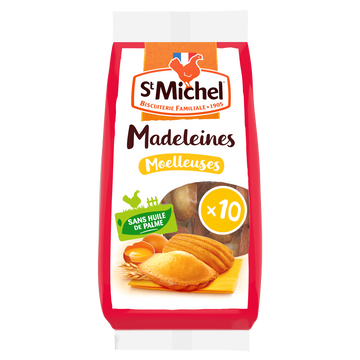Madeleines natures - ST MICHEL - x10 - 250g