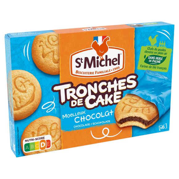 Biscuits Tronches de Cake ST MICHEL, paquet de 175g