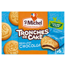 Gâteaux Tronche de cake chocolat - ST MICHEL - x6 - 175g