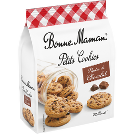 Petits cookies aux pépites de chocolat BONNE MAMAN, 250g