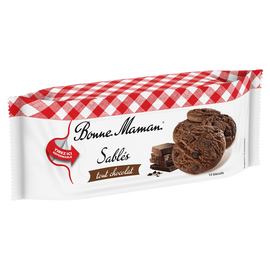 Biscuits Sablés tout chocolat BONNE MAMAN, 150g