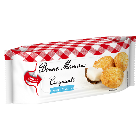Gâteau Croquant noix de coco BONNE MAMAN, 150g