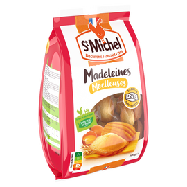 Madeleines coquilles aux oeufs ST MICHEL - x24 sachets - Le paquet de600g