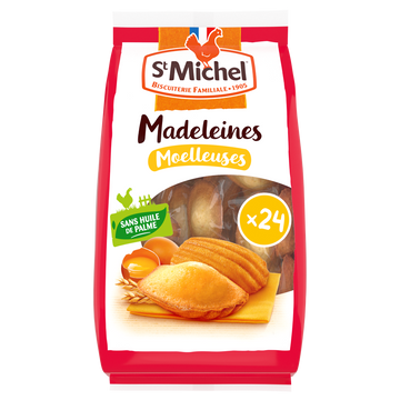 Madeleines natures - ST MICHEL - x24 - 600g