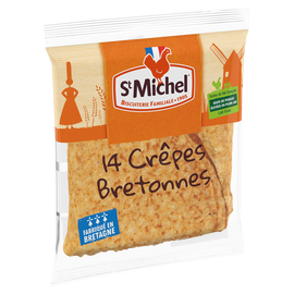 Crêpes bretonne nature ST MICHEL - Le paquet de 367g