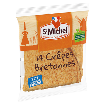 Crêpes bretonne nature ST MICHEL - Le paquet de 367g