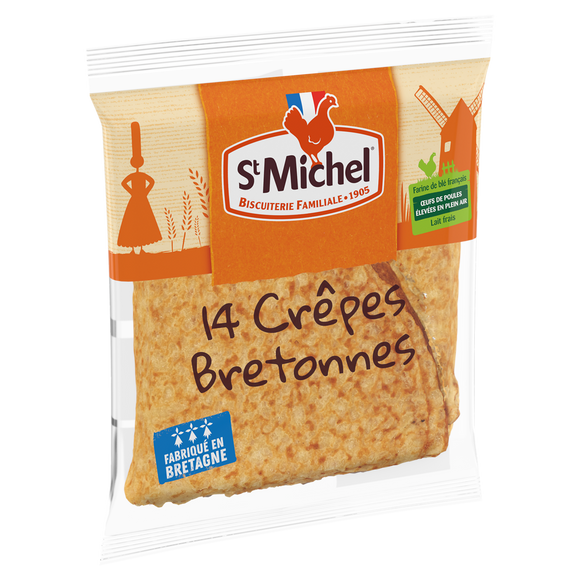 Crêpes bretonne nature ST MICHEL - Le paquet de 367g