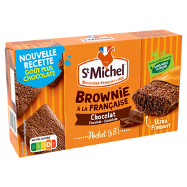 Mini brownie chocolat cocottes SAINT MICHEL, 8 sachets de 240g