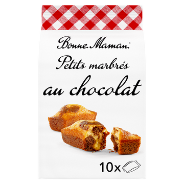 Petits marbrés chocolat - BONNE MAMAN - x10 - 300g