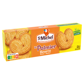 Gâteau Le palmier au beurre SAINT MICHEL, paquet de 87g