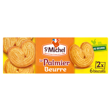 Biscuits Le Palmier au beurre - ST MICHEL - 2x6 biscuits - 87g