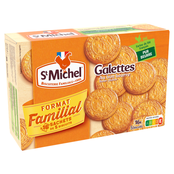 Biscuits Galettes ST-MICHEL, 520g format familial