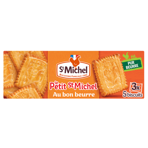 Petit beurre Le Petit St Michel - ST MICHEL - 3x5 biscuits - 180g