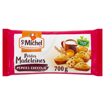 Petites madeleines pépites chocolat - ST MICHEL - 700g