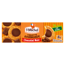Galettes nappées chocolat - ST MICHEL - 4x3 biscuits - 121g