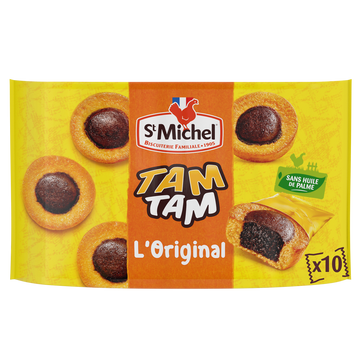 Gâteaux Tamtam chocolat - ST MICHEL - x10 - 275g