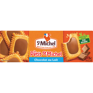 Gâteau Le petit ST MICHEL coeur chocolat au lait, 132g