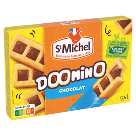 Gâteau avec nappage au chocolat en poudre doomino ST MICHEL 180g