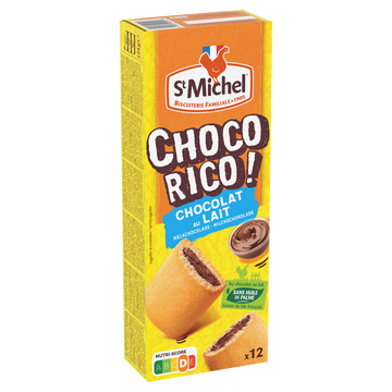 Biscuit chocorico chocolat au lait SAINT MICHEL x12 225g