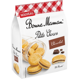 Biscuits petits chocos BONNE MAMAN, sachet vrac 250g