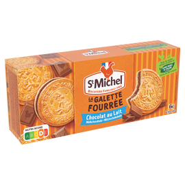 La galette fourrée chocolat au lait ST MICHEL, 240g