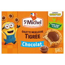Galettes Moelleuses coeur chocolat - ST MICHEL - x6 - 180g