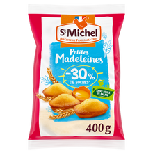 Madeleines moins 30% sucre natures - ST MICHEL - 400g