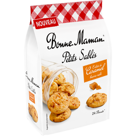 Petits sablés éclats de caramel beurre salé BONNE MAMAN 250g