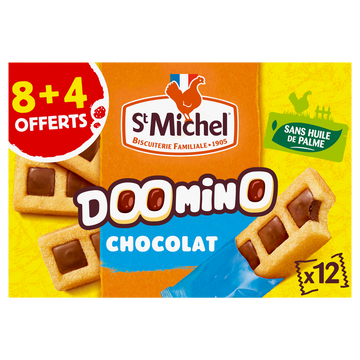 Gâteaux Doomino chocolat - ST MICHEL - x12 - 360g
