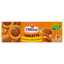 Galettes chocolat caramel - ST MICHEL - 4x2 biscuits - 98g